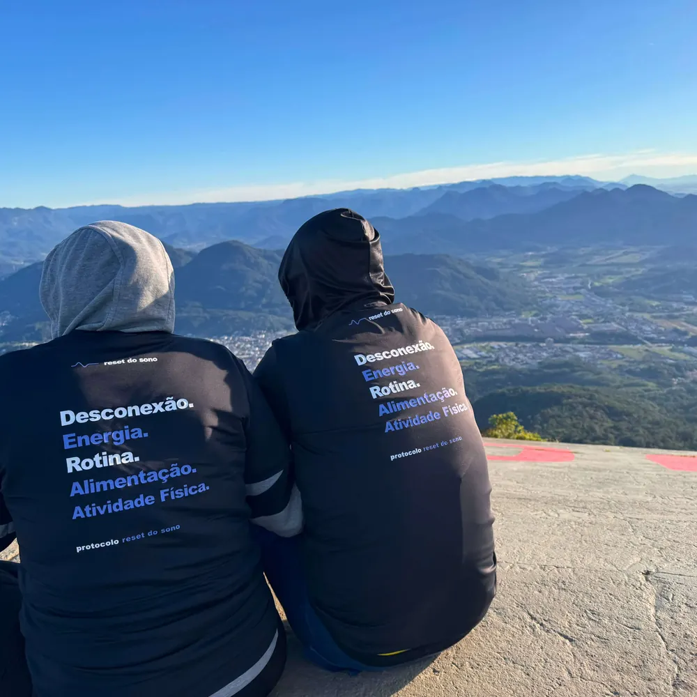 Participantes do encontro Reset do Sono na montanha