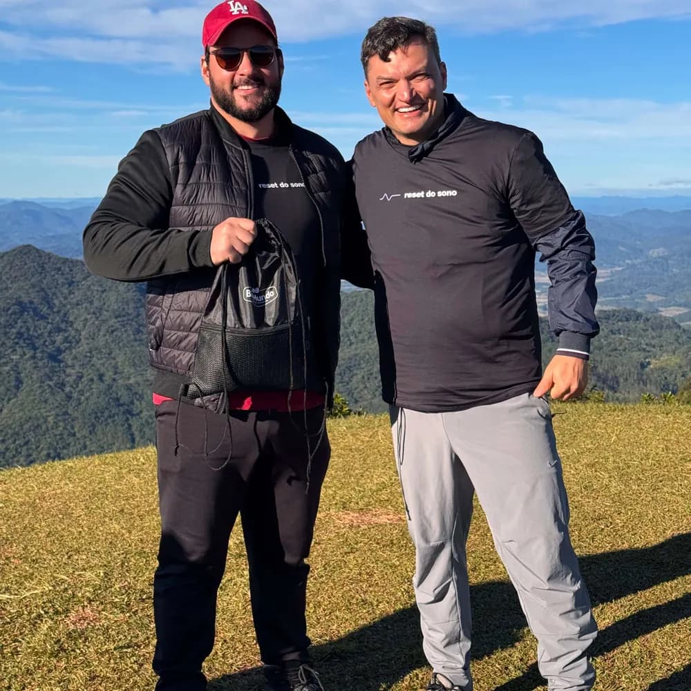 Encontro presencial da comunidade Reset do Sono em grupo